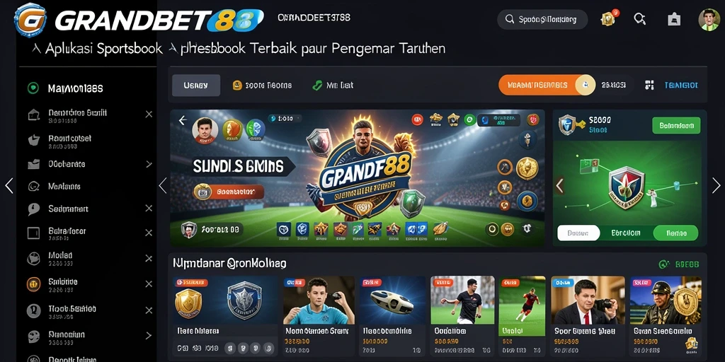 Tampilan gameplay taruhan olahraga di GRANDBET88 yang menarik.