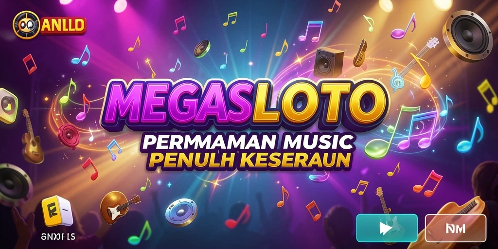 Tampilan gameplay MEGASLOTO yang dinamis dan menarik.