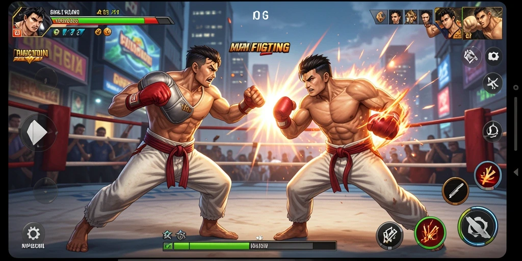 Gameplay seru MPO08 dengan pertarungan yang mendebarkan.