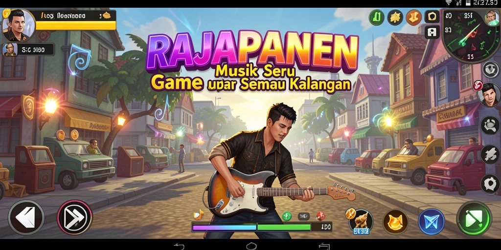 Tampilan gameplay RAJAPANEN yang menarik dan interaktif.