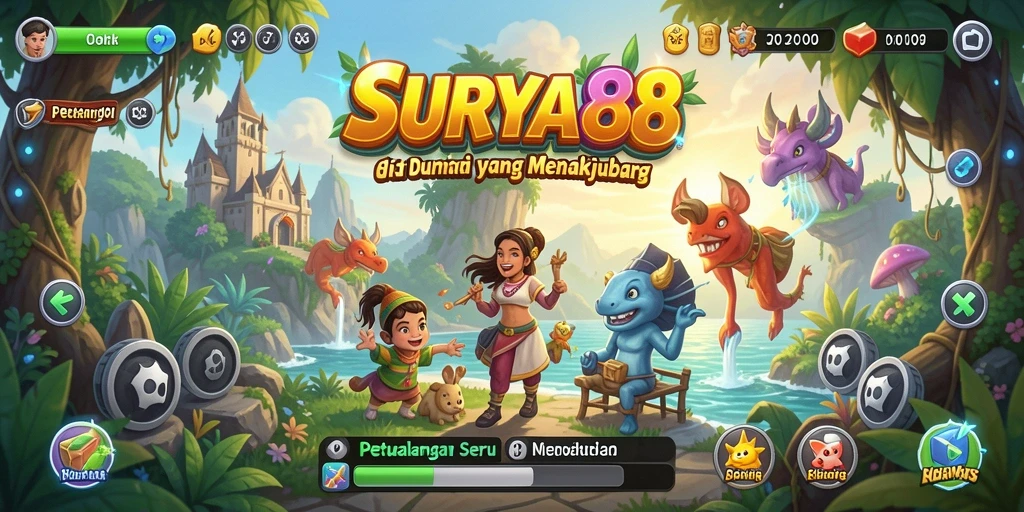 Gameplay seru dengan petualangan yang menantang di SURYA88.