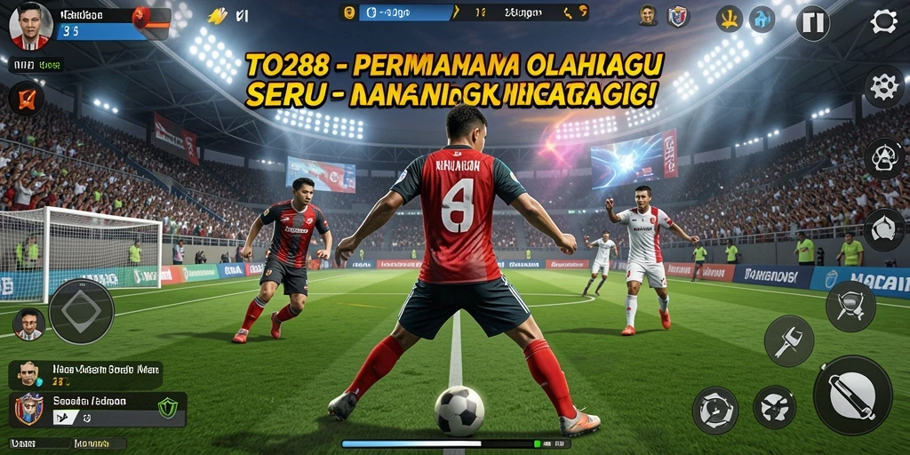 Screenshot TO288 memperlihatkan aksi seru dalam gameplay olahraga.