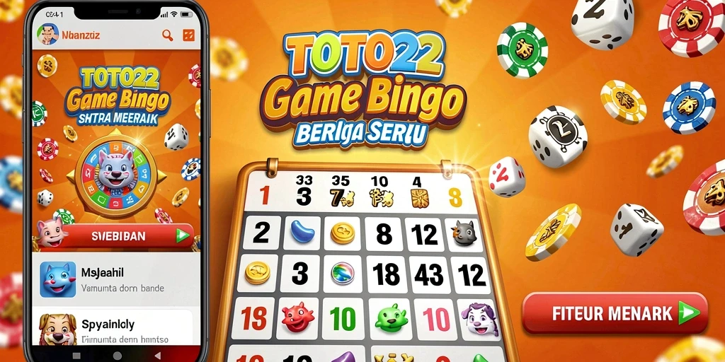 Screenshot gameplay TOTO22 yang menampilkan suasana seru permainan Bingo.